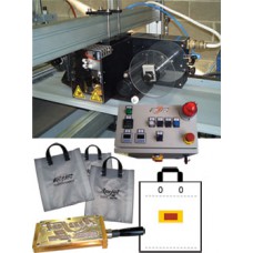 2005 Stop & Print 140 , Hot Foil System Press for logos, fits side and bottom sealing bag making machines